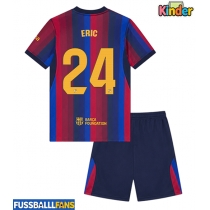 Barcelona Eric Garcia #24 Heimtrikotsatz Kinder 2026-27 Kurzarm (+ Kurze Hosen)